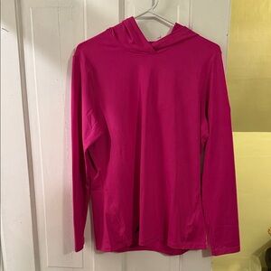 Adidas Vibrant Pink Long Sleeve Golf Hoodie